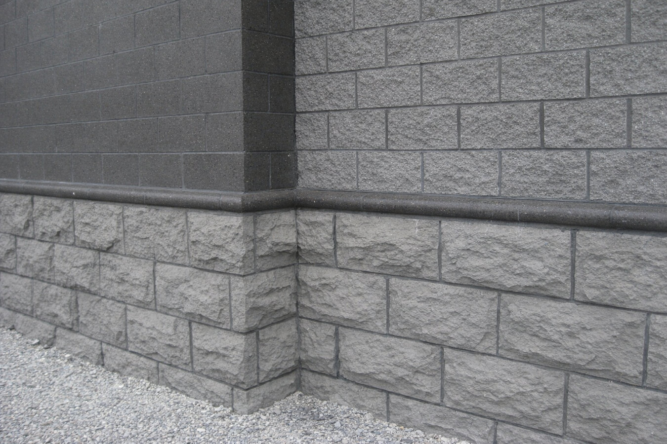 Concrete block walls